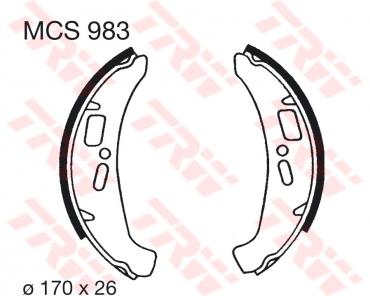 TRW Bremsbacken MCS983