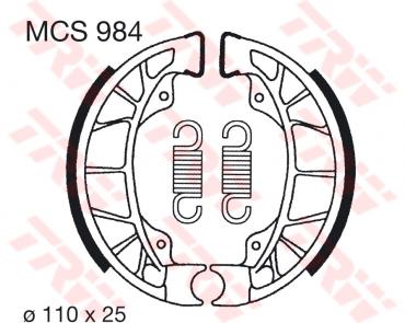 TRW brake shoes MCS984