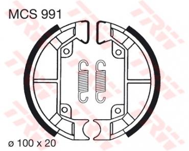 TRW Bremsbacken MCS991