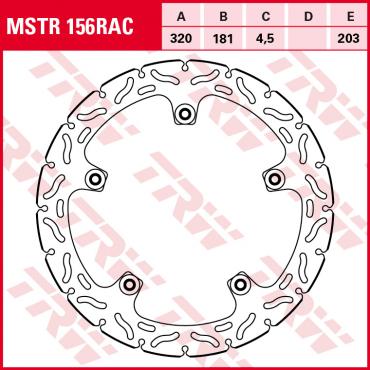 TRW Bremsscheibe mit vernieteten Hülsen MSTR156RAC