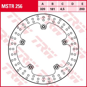 TRW Bremsscheibe mit vernieteten Hülsen MSTR256