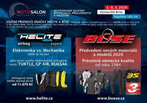 Moto Salon 5.-8. 3. 2020 BÜSE a HELITE